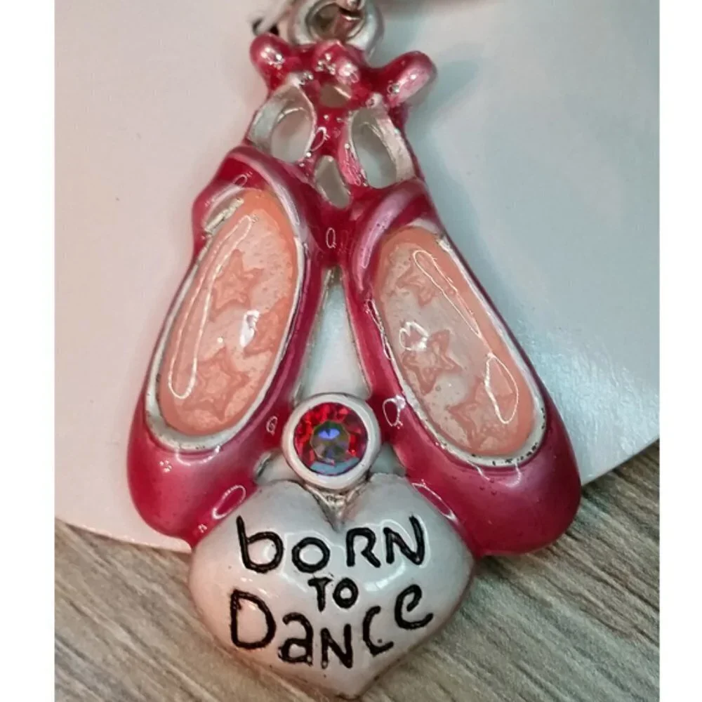 NEW AJMC Born to Dance Keychain Dancing Shoes